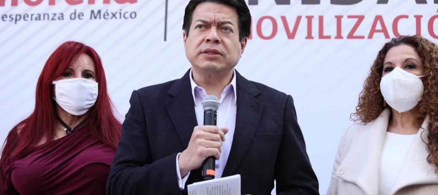Anuncia Mario Delgado que MORENA cederá tiempo en radio y televisión
