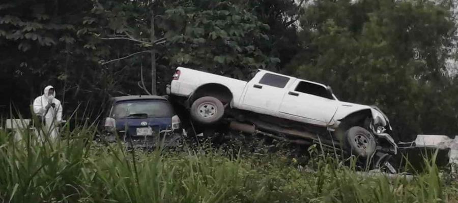 Muere mujer en accidente vehicular sobre carretera La Isla – Cunduacán
