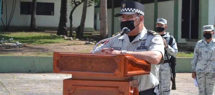Tiene Guardia Nacional nuevo coordinador en Tabasco