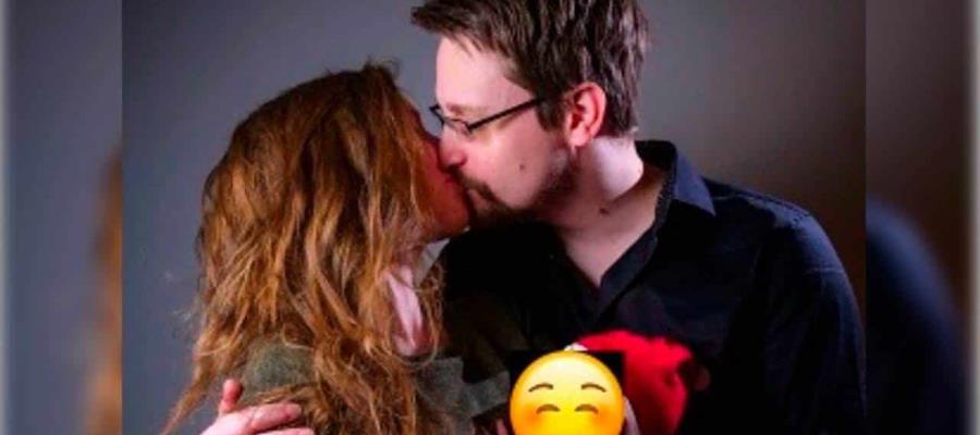 Edward Snowden y su esposa, Lindsay Mills, se convirtieron en padres de su primer hijo