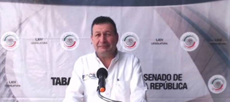 Pide Senador Fócil a Adán Augusto “ponerse las pilas” a dos años de su gobierno