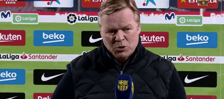 Difícil que el Barça aspire a ganar La Liga: Koeman
