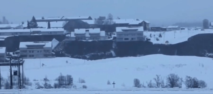 Deslizamiento de tierra en Noruega deja 14 edificios destruidos y a 10 personas desaparecidas
