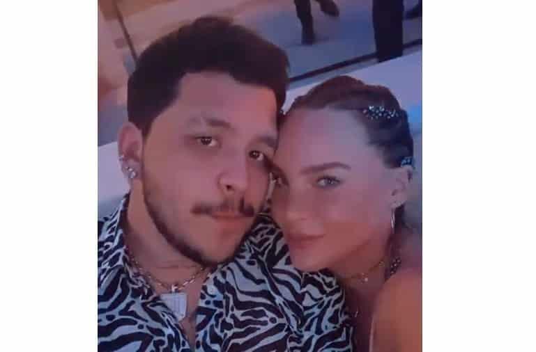 Así celebraron Belinda y Nodal el fin de año Así celebraron Belinda y Nodal el fin de año