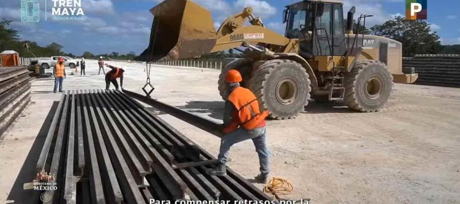 Reconoce gobierno retrasos en construcción del Tren Maya