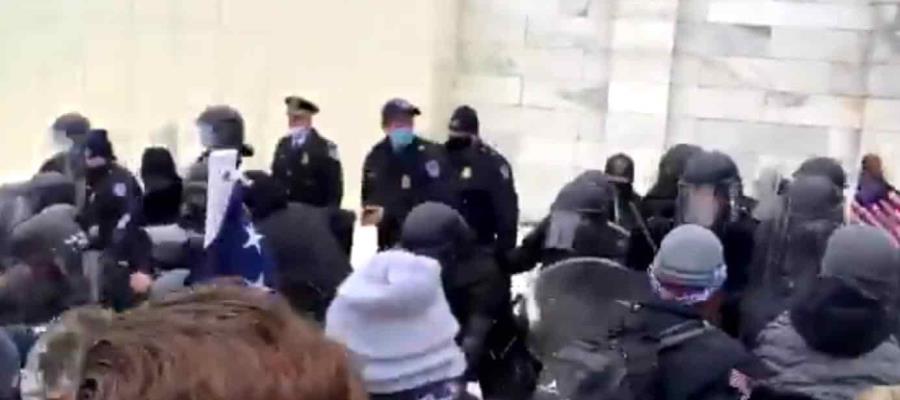 PAN y PRD reprochan a AMLO por no condenar asalto al Capitolio de EU