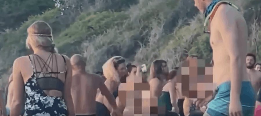 Clausuran playa en Hawái tras una fiesta nudista en la que asistieron 400 personas 