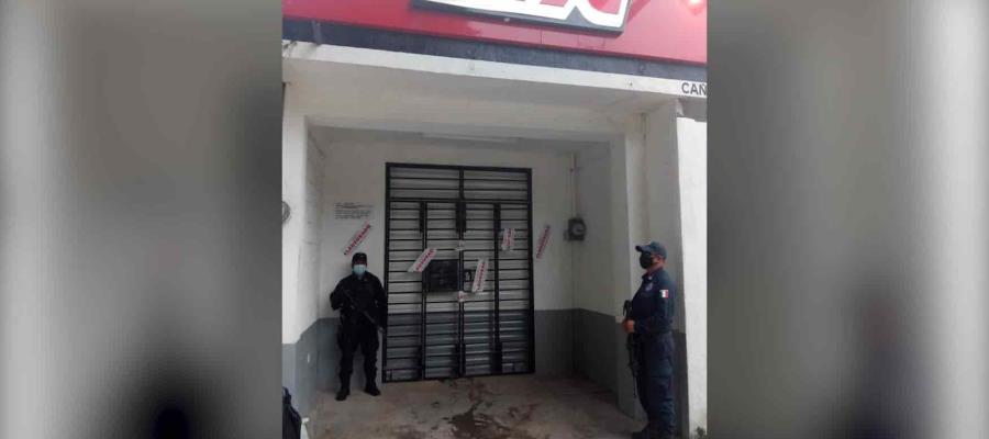 Clausuran comercio en Cárdenas por no tener licencia de funcionamiento 