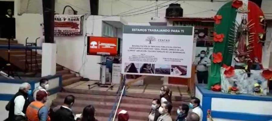 Rehabilitarán mercado público de la colonia Tamulté; costará 8 mdp Rehabilitarán mercado público de la colonia Tamulté; costará 8 mdp