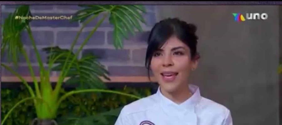 La tabasqueña Gaby Ruiz da una clase de cocina en Master Chef La tabasqueña Gaby Ruiz da una clase de cocina en Master Chef