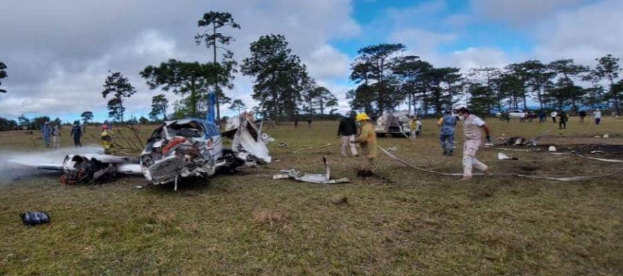 Se desploma avioneta en Comitán Chiapas Se desploma avioneta en Comitán Chiapas