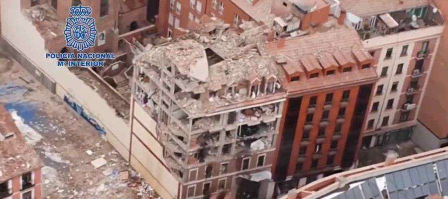 Explosión en edificio en Madrid, deja tres muertos y 11 heridos