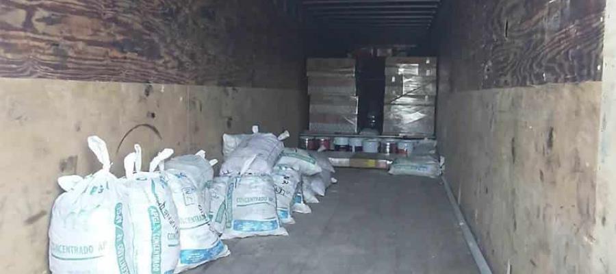 Asegura Sedena 849 kilos de metanfetaminas, con un valor de 241 mdp, en Baja California Asegura Sedena 849 kilos de metanfetaminas, con un valor de 241 mdp, en Baja California