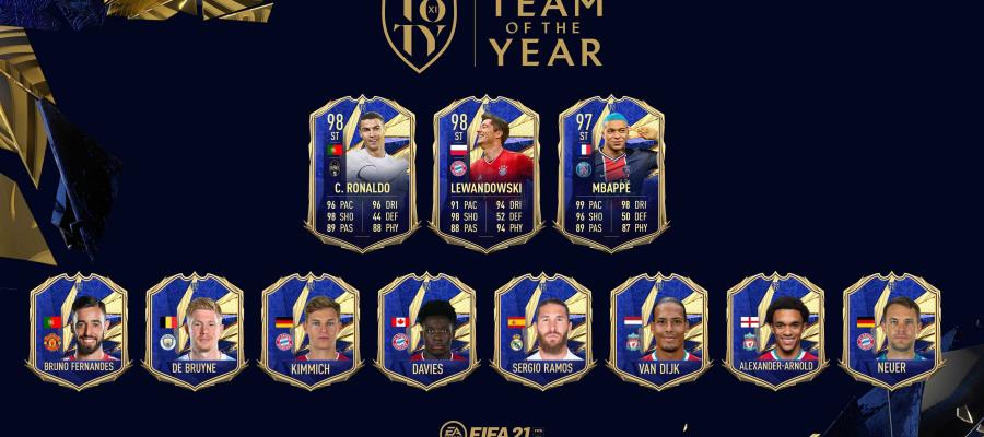 Messi y Neymar, excluidos del Equipo del Año en FIFA 21