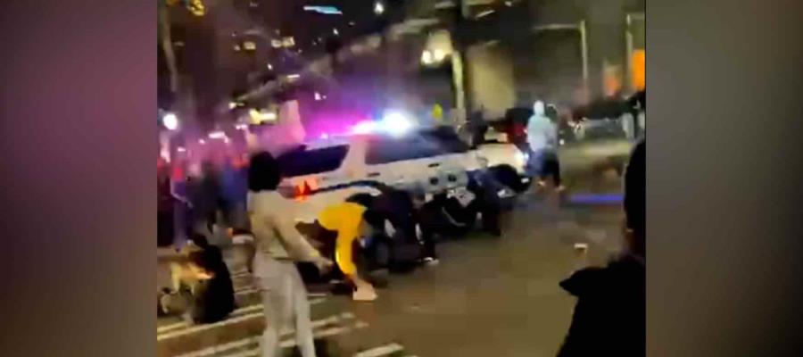 Patrulla arrolla a multitud en una carrera callejera en Tacoma, Estados Unidos; hay dos heridos Patrulla arrolla a multitud en una carrera callejera en Tacoma, Estados Unidos; hay dos heridos