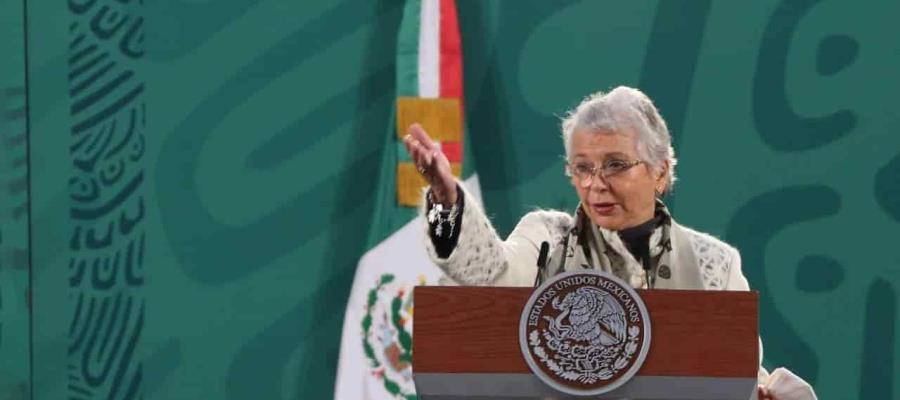 Encabezará Sánchez Cordero trabajos de Conago y festejos del 05 de febrero, ante ausencia de AMLO