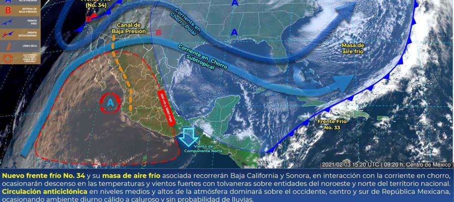 ¡Abríguese! Continuará el clima fresco en Tabasco