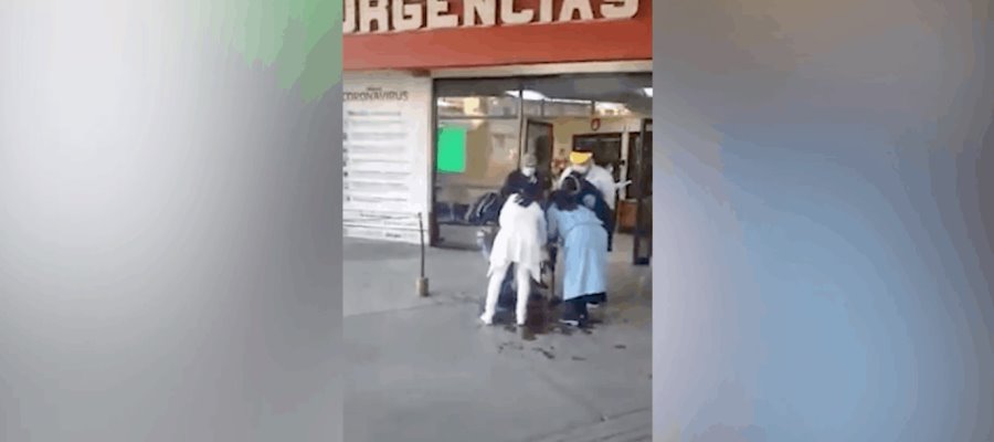 Mujer da a luz en la puerta del Hospital General de San Pablo Huixtepec en Oaxaca