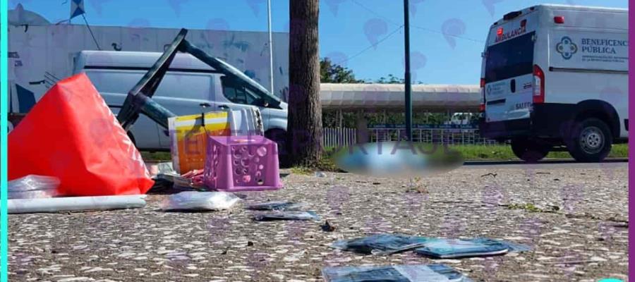 Riña entre comerciantes de cubrebocas en avenida Bicentenario termina con un muerto