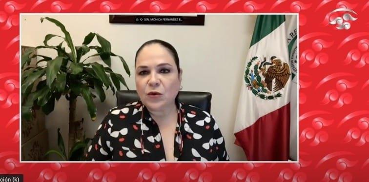 Presenta Mónica Fernández, iniciativa para reducir 50% recursos a partidos políticos