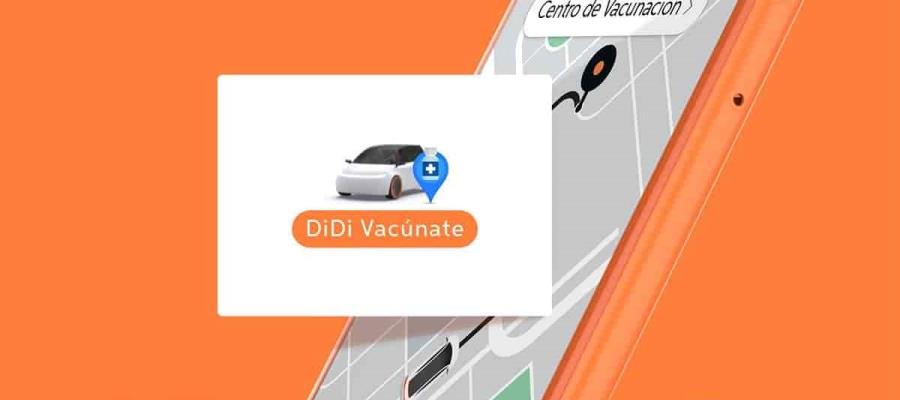 DiDi hará descuentos a clientes que vayan a sitios de vacunación