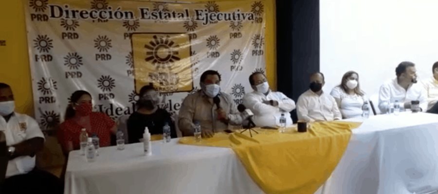 Sostiene PRD Tabasco que no se distraerá con el presunto plagio del eslogan ”Va por México”