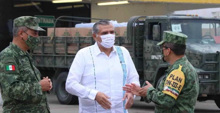 SEDENA tiene estimado entregar 60 mil paquetes de enseres en Centro antes que comience la veda electoral