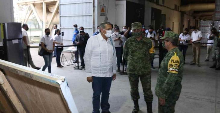 SEDENA tiene estimado entregar 60 mil paquetes de enseres en Centro antes que comience la veda electoral