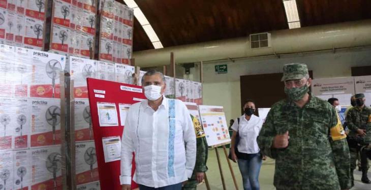 SEDENA tiene estimado entregar 60 mil paquetes de enseres en Centro antes que comience la veda electoral