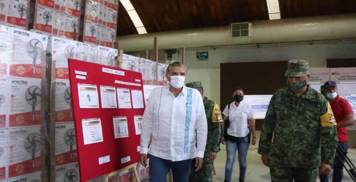 SEDENA tiene estimado entregar 60 mil paquetes de enseres en Centro antes que comience la veda electoral