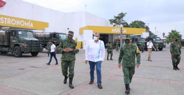 SEDENA tiene estimado entregar 60 mil paquetes de enseres en Centro antes que comience la veda electoral