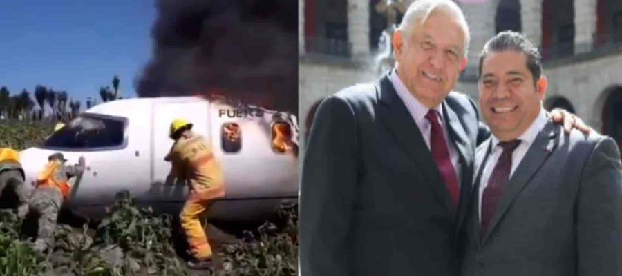 Envía AMLO condolencias a familiares de soldados muertos en accidente aéreo
