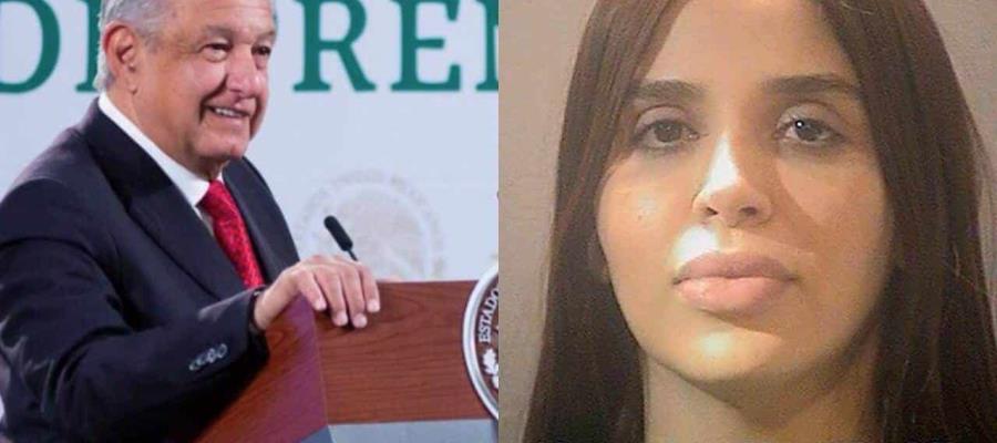 Advierte AMLO que detención de esposa del “Chapo” podría estar relacionada con el caso García Luna
