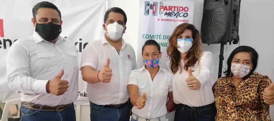 Toman protesta al nuevo Consejo Político Municipal del PRI en Cárdenas