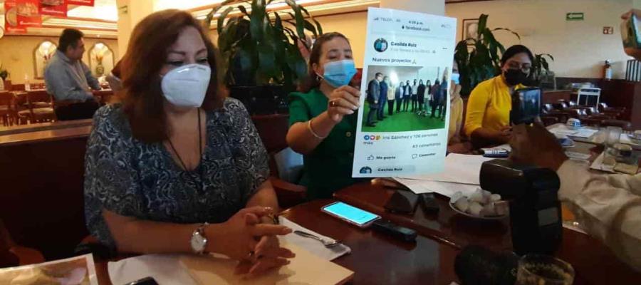 Precandidatas de MC Tabasco a diputaciones federales se dicen desplazadas por equipo de Gerardo Gaudiano