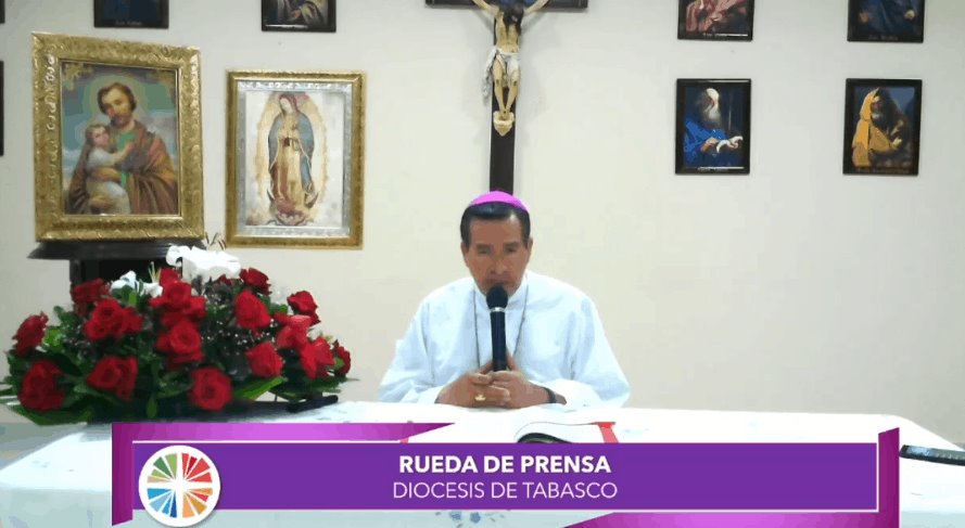 Dios creó a la mujer del costado de Adán para ser tratados iguales, con la misma dignidad: Obispo de Tabasco