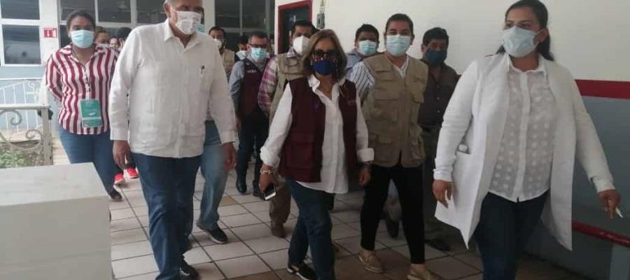 Supervisa AALH proceso de vacunación contra Covid-19 en mayores de 60 años en Teapa