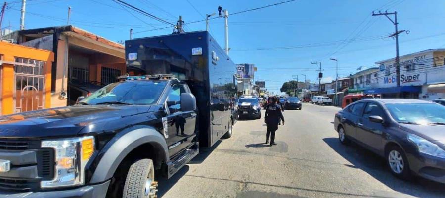Por falta de documentación, detienen unidades durante operativo “Sombra” en Villahermosa
