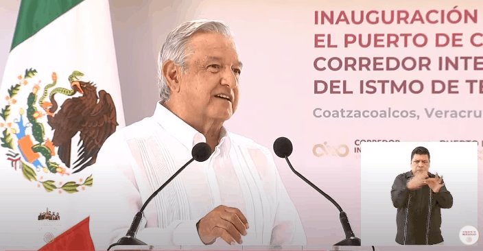Anuncia AMLO estímulos fiscales en 10 nuevos parques industriales en Veracruz