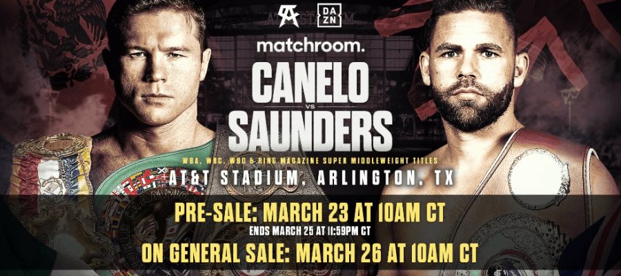 AT&T Stadium albergará 60 mil aficionados para el Canelo vs Saunders