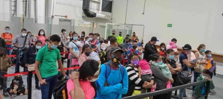 Detiene migración a 95 centroamericanos en el aeropuerto de Monterrey; llegaron en vuelos de Tabasco y Quintana Roo