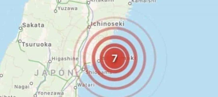 Emite Japón alerta de tsunami tras sismo de magnitud 7.2 Emite Japón alerta de tsunami tras sismo de magnitud 7.2