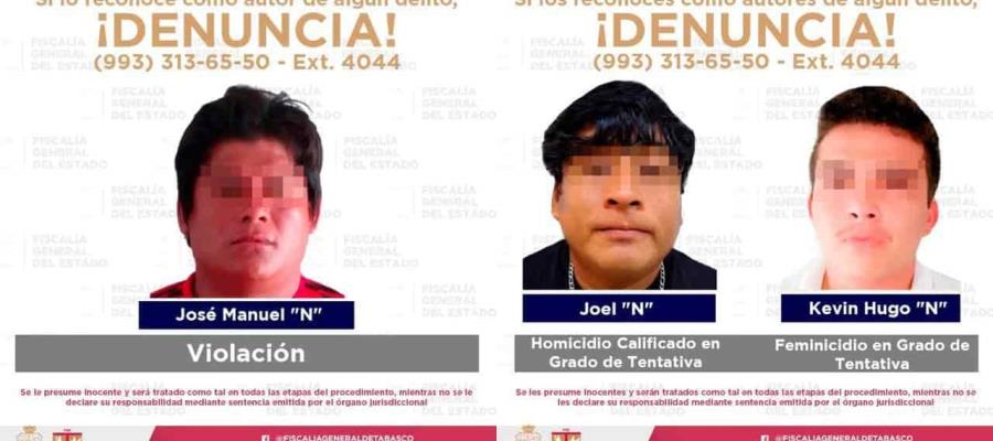 Detienen a 7 sujetos por tentativa de homicidio feminicidio, delitos sexuales y lesiones… en Tabasco