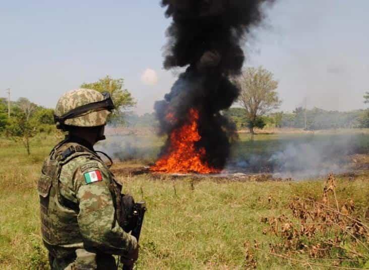 Reporta el Ejército más de 19 mil kilos de marihuana y cocaína asegurados en 3 meses Reporta el Ejército más de 19 mil kilos de marihuana y cocaína asegurados en 3 meses