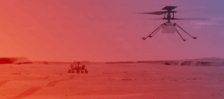 Dron de la NASA que “volará” por primera vez el aire de Marte despegará en abril Dron de la NASA que “volará” por primera vez el aire de Marte despegará en abril