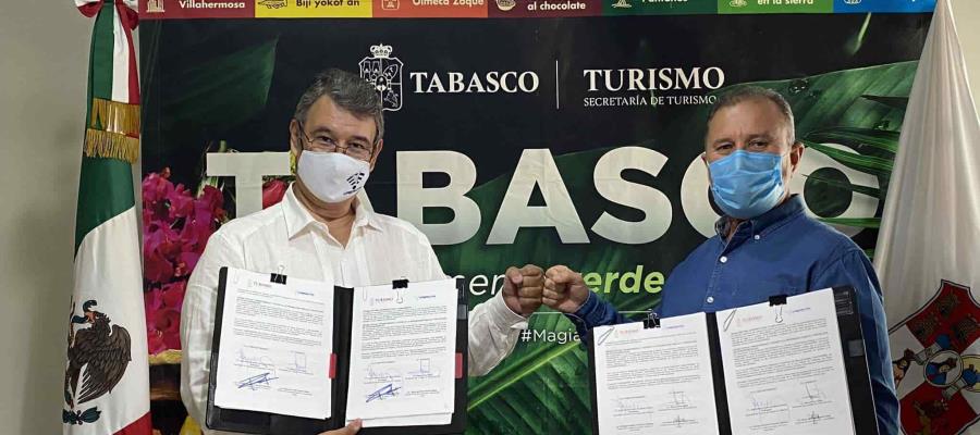 Firman Turismo Tabasco y Vasanta, convenio de conectividad a internet a bajo costo