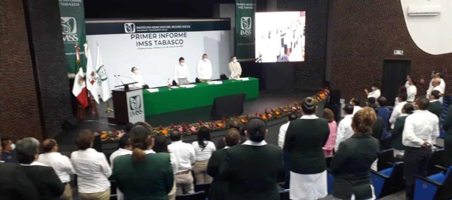 Realiza delegación de IMSS Tabasco su primer informe de actividades Realiza delegación de IMSS Tabasco su primer informe de actividades