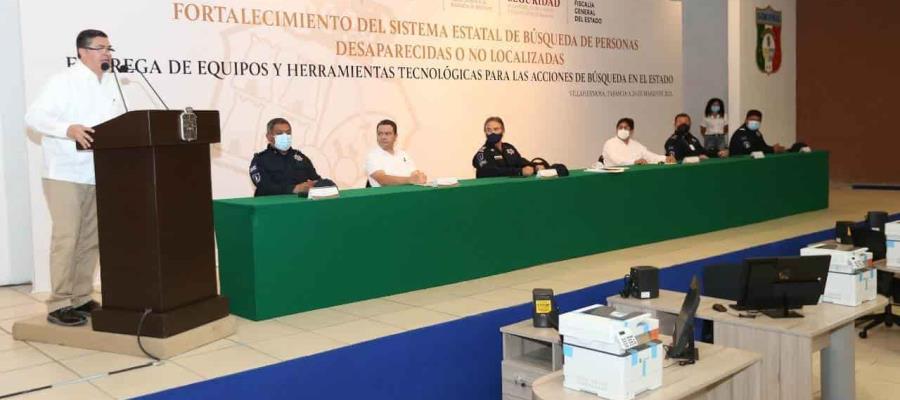 Ubican a Tabasco entre las entidades con menos personas desaparecidas del país