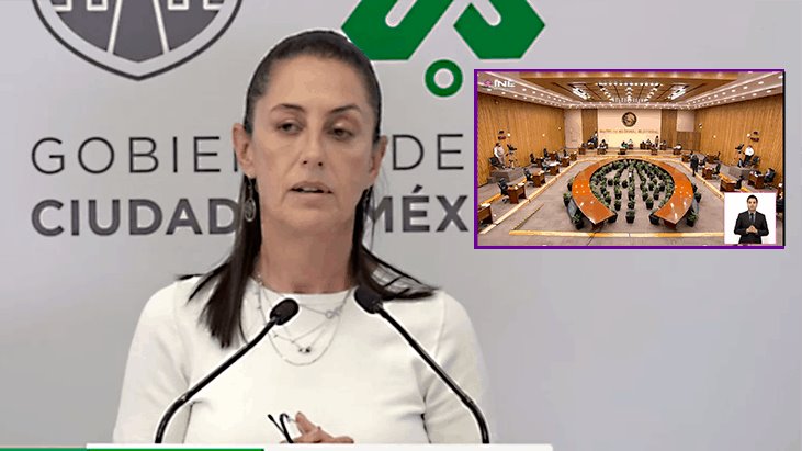 Ve Sheinbaum al INE “tomando partido”, ante decisión sobre candidatura de Salgado Macedonio Ve Sheinbaum al INE “tomando partido”, ante decisión sobre candidatura de Salgado Macedonio