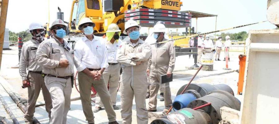 Supervisa ORO campo petrolero Quesqui de Huimanguillo